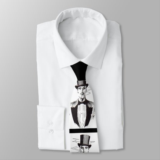 Classy, man met een scherpe kleed stropdas (Gebonden)