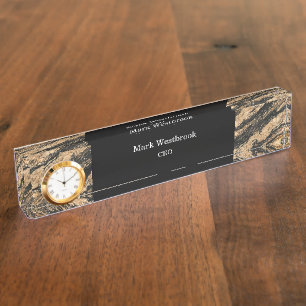 Classy Mannen Executive Desk-naambordje Naambordje