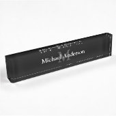 Classy Mannen Monogram Executive Naambordje