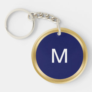 Classy Mannen Monogram Sleutelhanger