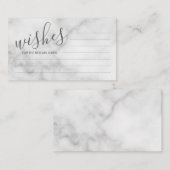 Classy Marble Mariage de conseil et carte de voeux (Devant / Derrière)