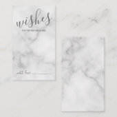 Classy Marble Mariage de conseil et carte de voeux (Devant / Derrière)
