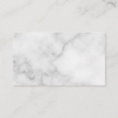 Classy Marble Mariage de conseil et carte de voeux (Dos)