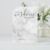 Classy Marble Mariage de conseil et carte de voeux (Debout devant)