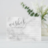 Classy Marble Mariage de conseil et carte de voeux (Debout devant)