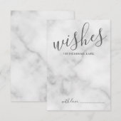 Classy Marble Mariage de conseil et carte de voeux (Devant / Derrière)