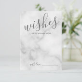 Classy Marble Mariage de conseil et carte de voeux (Debout devant)