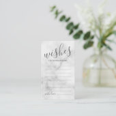 Classy Marble Mariage de conseil et carte de voeux (Debout devant)