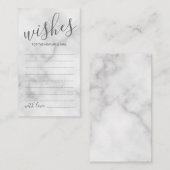 Classy Marble Mariage de conseil et carte de voeux (Devant / Derrière)