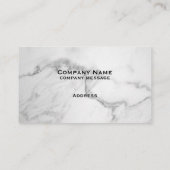 Classy Marble Visitekaartje (Achterkant)