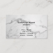Classy Marble Visitekaartje (Voorkant)