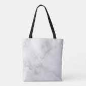 Classy marmeren script gepersonaliseerde bruidsmei draagtas (Achterkant)