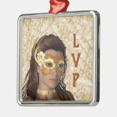 Classy Mask Lady Ornament (Links)