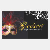 Classy Masquerade Sticker (Voorkant)