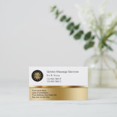 Classy Massage Visitekaartjes (Staand voorkant)