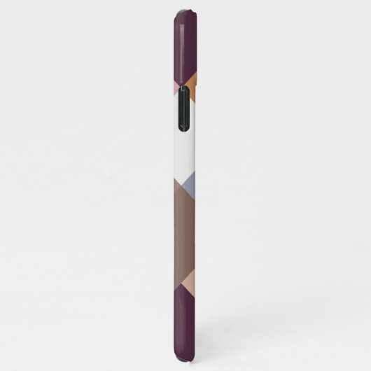 Classy Mauve roze perzik Sinaasappel Violet roze m iPhone Hoesje (Rechterkant)