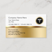Classy Medical Business Profile Visitekaartje (Voorkant)