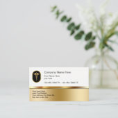 Classy Medical Doctor Kantoor Visitekaartje (Staand voorkant)