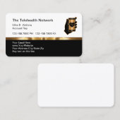 Classy Medical Telehealth Professional Visitekaartje (Voorkant / Achterkant)