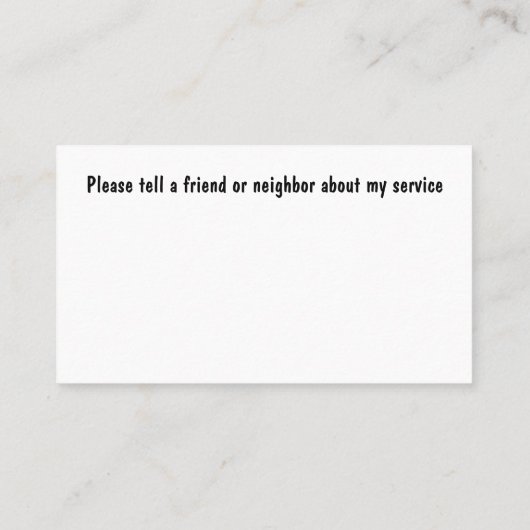 Classy Medisch Geregistreerde Verpleegkundige Visi Visitekaartje (Achterkant)