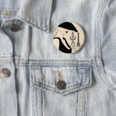 Classy Mode in Parijs Ronde Button 5,7 Cm (In situ)