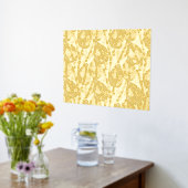 Classy Modern Abstract Leaves Art Pattern Gold Folie Afdrukken (Laag (Keuken))