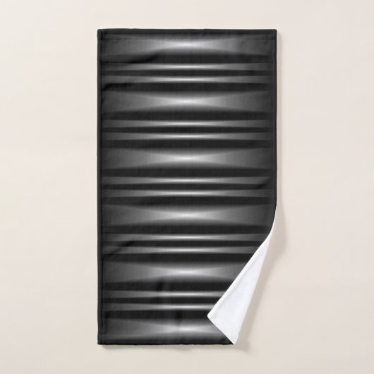 Classy Modern Black en White Pattern Bad Handdoek (Handdoek)