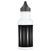 Classy Modern Black en White Pattern Waterfles (Links)