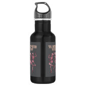 Classy Modern Bruidsmeisje Gift Waterfles (Achterkant)