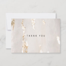 Classy Modern Gold Foil Business Bedankkaart