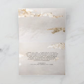 Classy Modern Gold Foil Folded Business Bedankkaart (Binnen)