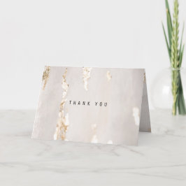 Classy Modern Gold Foil Folded Business Bedankkaart