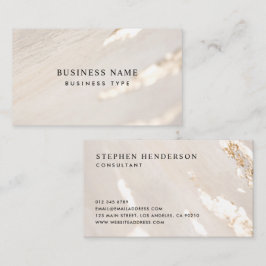 Classy Modern Gold Foil Professional Visitekaartje