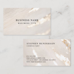 Classy Modern Gold Foil Professional Visitekaartje