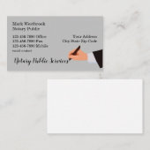 Classy Modern Notional Services Visitekaartje (Voorkant / Achterkant)