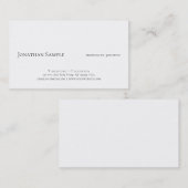 Classy Modern Professional Eenvoudige Sjabloon ele Visitekaartje (Voorkant / Achterkant)