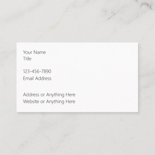 Classy Monogram Bloemen Damast Visitekaartjes (Achterkant)