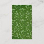 Classy Monogram Calling Cards Contactkaartje (Achterkant)