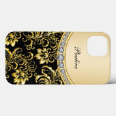 Classy Monogram Case-Mate iPhone Case (Achterkant (horizontaal))