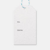 Classy Monogram Custom CadeauLabels (Achterkant)