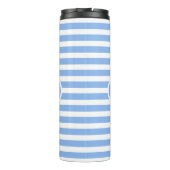 Classy Monogram Gestreept Thermosbeker (Achterkant)