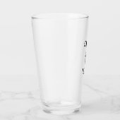 Classy Monogram Initiaal Y met Achternaam glas (Rechts)