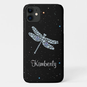 Classy Monogram Natuur Bling Rhinestones iPhone 11 Hoesje