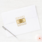 Classy Monogram Sticker Labels (Envelop)