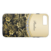 Classy Monogram Style Case-Mate iPhone Case (Achterkant (Horizontaal))