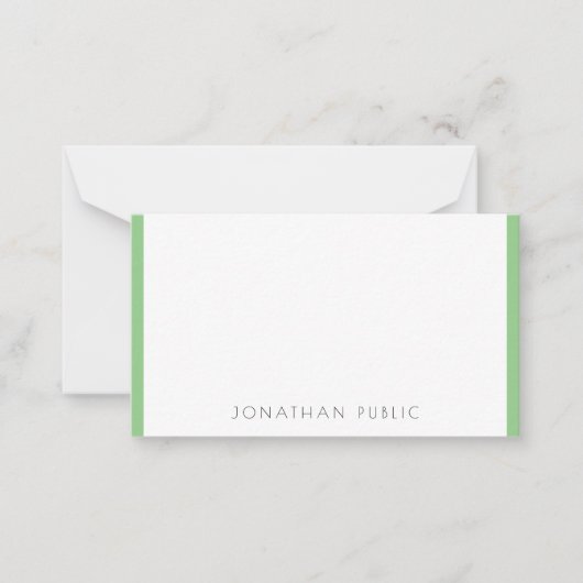 Classy Monogramme Modèle Moderne Simple (Devant)