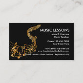 Classy Music Lessons Visitekaartje (Voorkant)