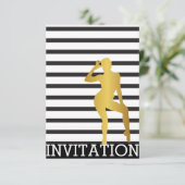Classy Musical Dance Cabaret Vip Invitation (Debout devant)