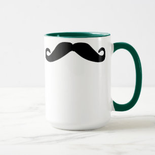 Classy Mustache Mok