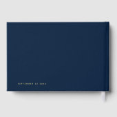 Classy Navy Blue Gold of elke kleur die lesbisch i Gastenboek (Achterkant)